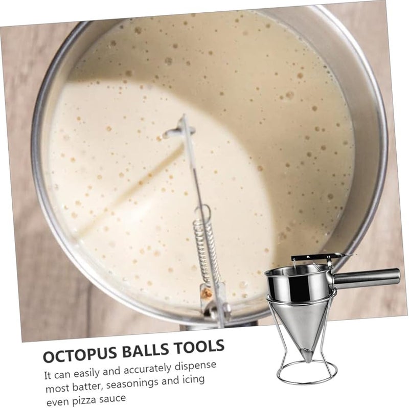 Octopus Ball Funnel Dispenser with Detachable Handle for Easy Storage Kitchen Baking Tool - Image 4